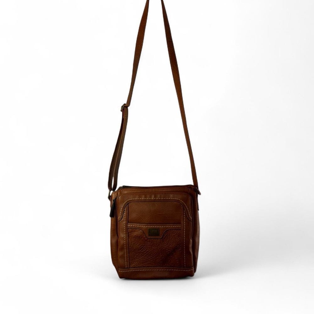 Elegant Brown Crossbody Bag